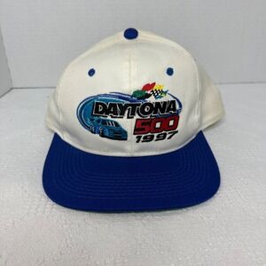 Vintage Daytona 500 Hat 1997 Racing Nascar Cap Creative Design Youngin